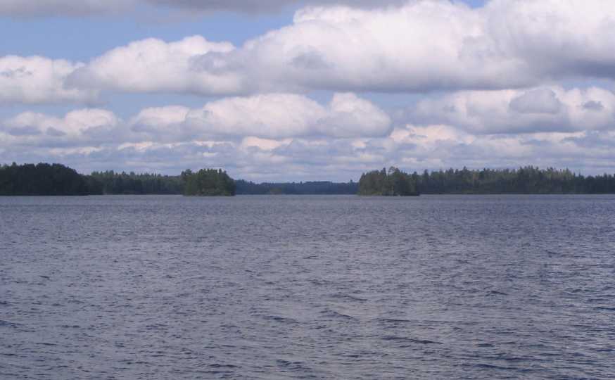 Twin Islands on Knife Lake