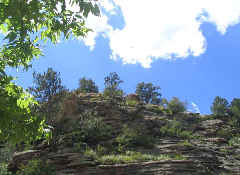 Rock formation in Rocky Mountain National Park