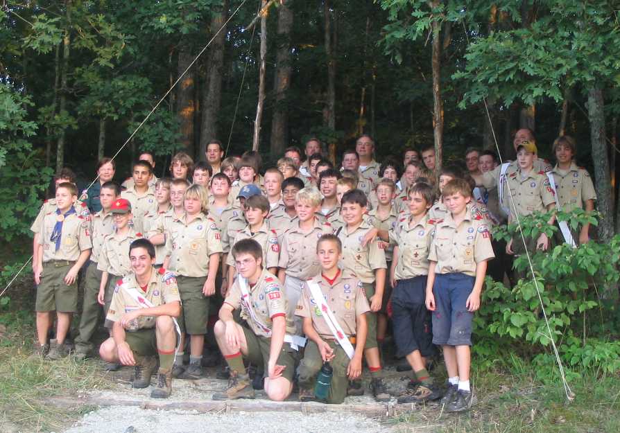 Scout group photo