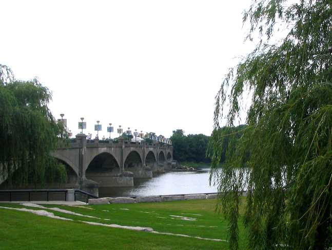 bridge over the White River