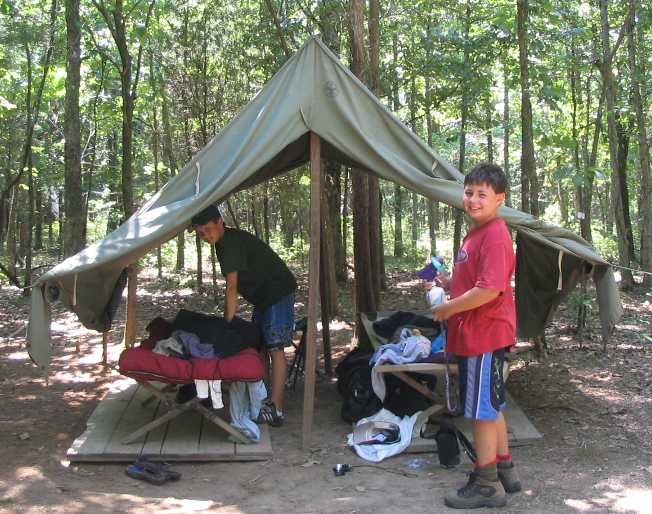 Canvas Scout Tent