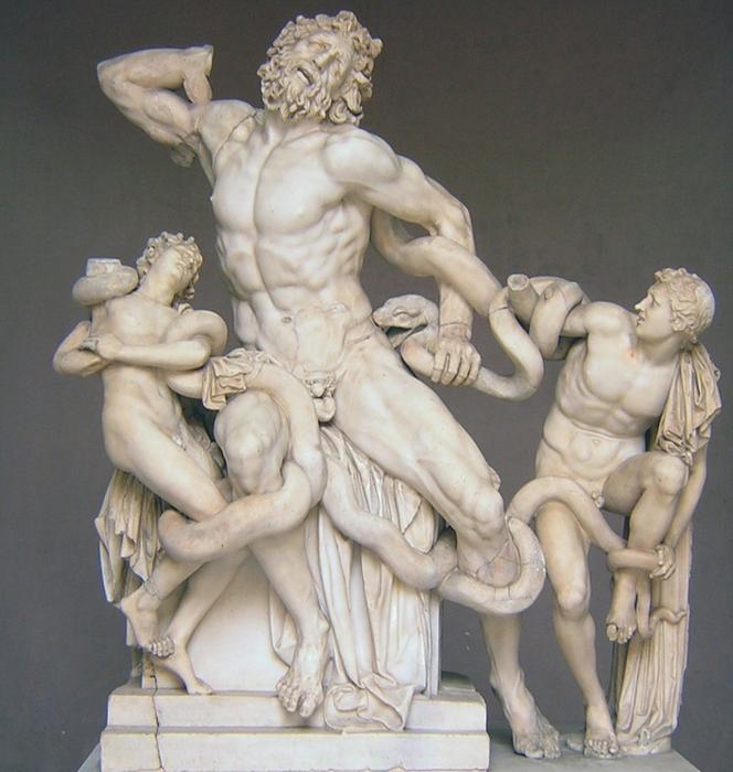 Laocoon struggles